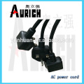 BSI стандарт ПВХ вилка кабеля кабель питания переменного тока с 250V